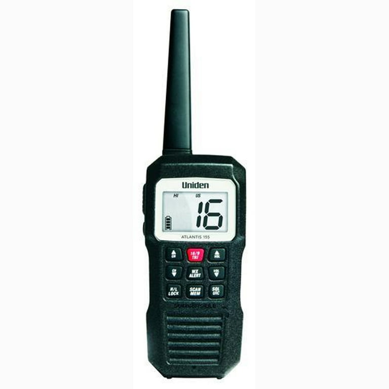 Uniden Atlantis 155 Handheld Floating VHF Marine Radio Boat 2-Way Waterproof 2024