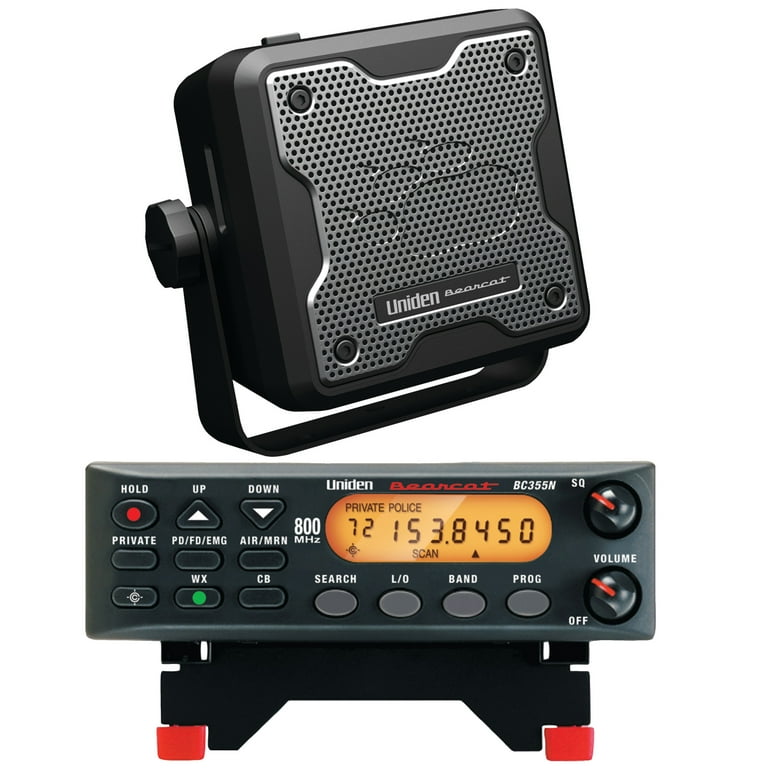 受信機 Uniden BC355N SCANNER Uniden BC355N Mobile/Base Scanner & Uniden BC15 Accessory CB