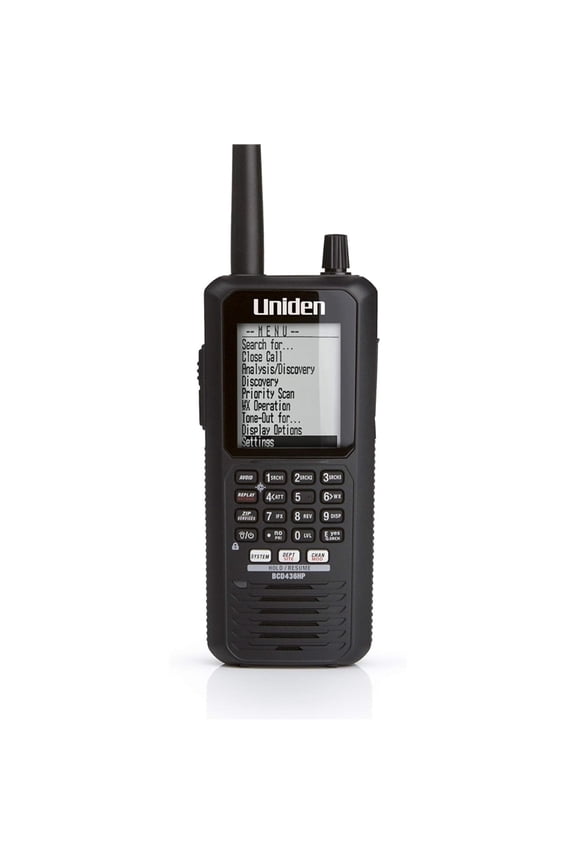 BCD436HP HomePatrol Series Digital Handheld Scanner, Black