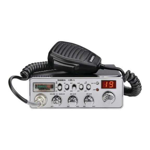 Uniden Bearcat 40-Channel CB Radio, Chrome, PC68LTXPT