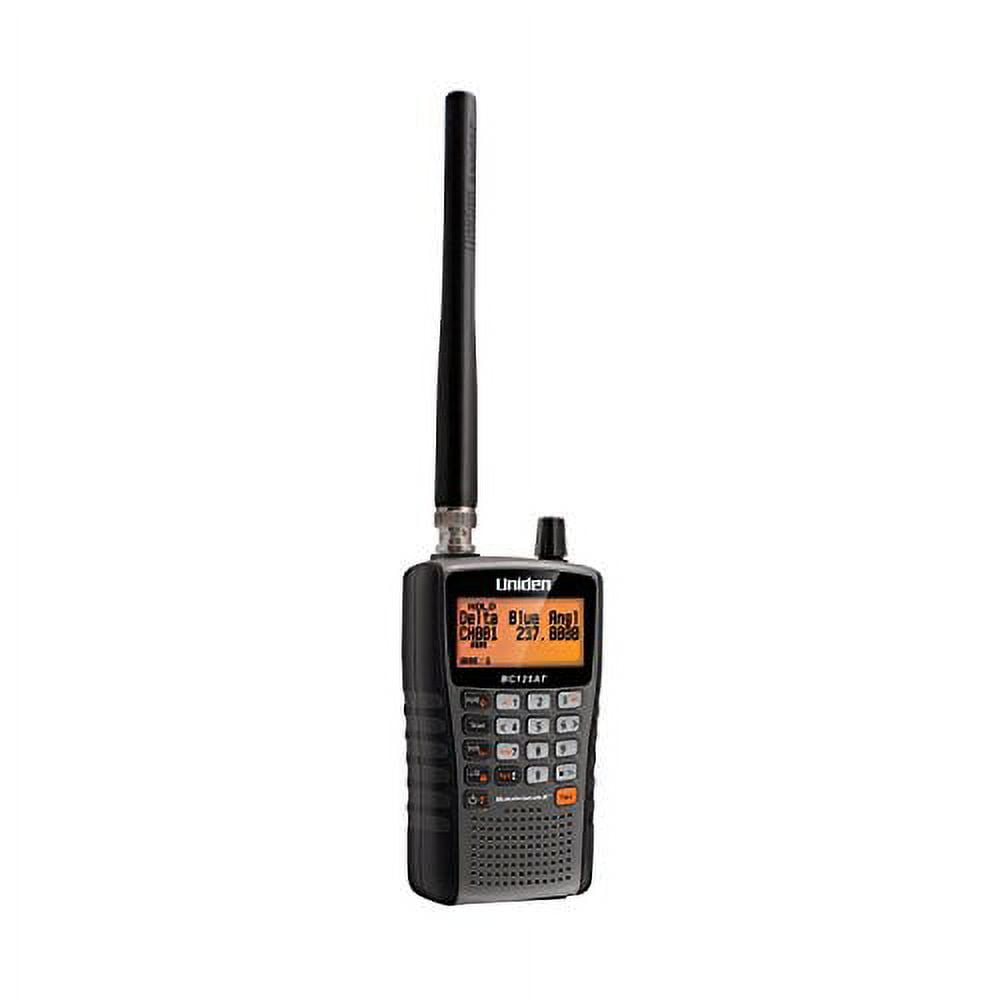 Uniden Bearcat 500 Channel Alpha Numeric Hand Held Radio Scanner with CTCSS  and DCS (BC125AT) With Bonus Impecca Car charger