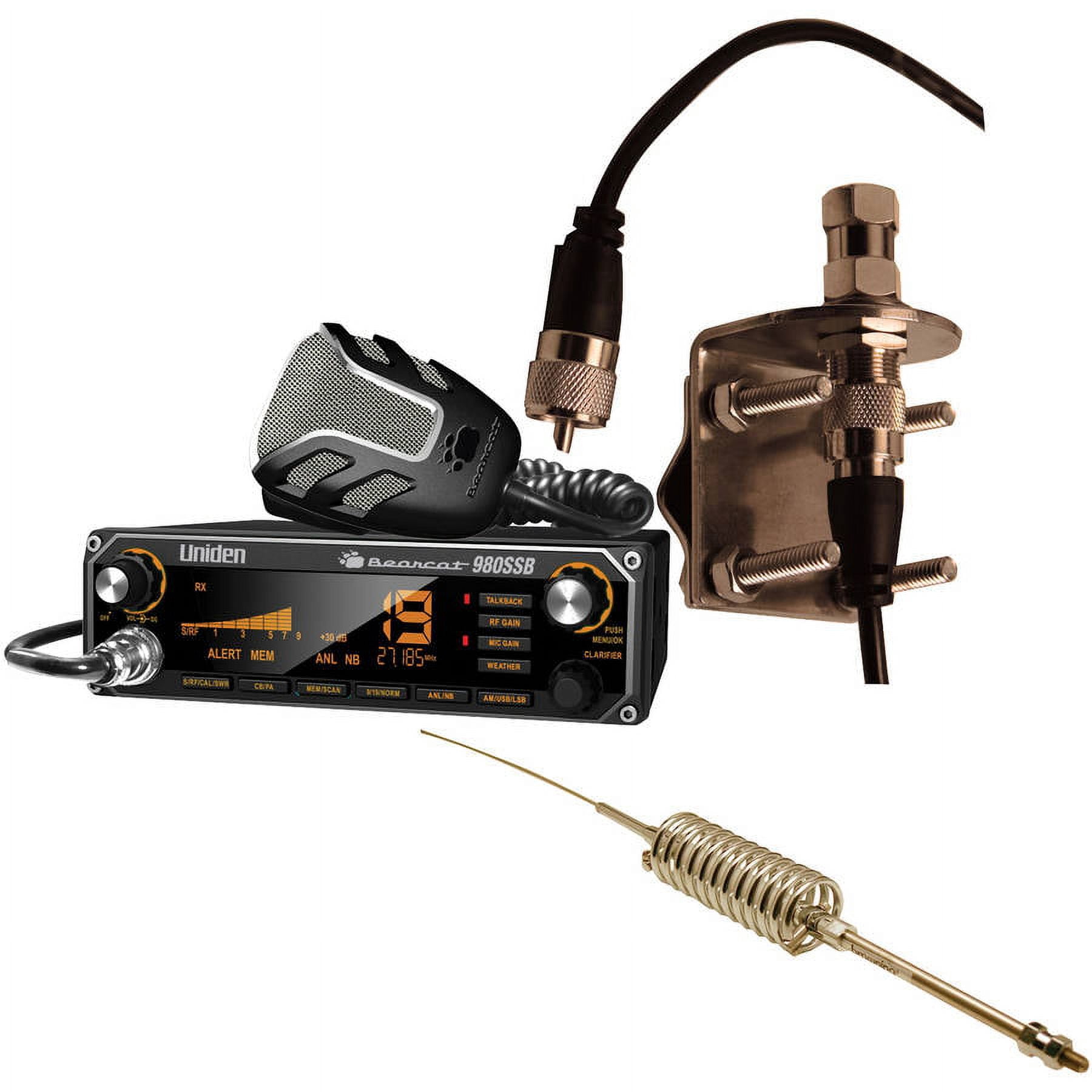 Uniden Bearcat 980SSB CB Radio With SSB, Browning BR28 High