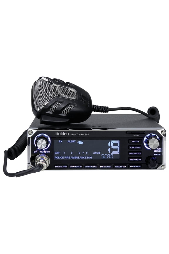 Beartracker 885 Hybrid CB Radio/Digital Scanner
