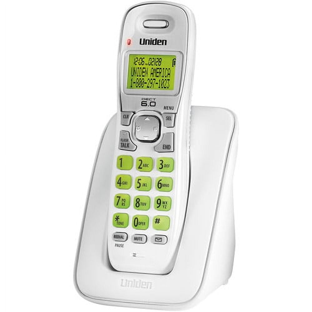 Uniden Cordless Phone with Caller ID/Call Waiting, White