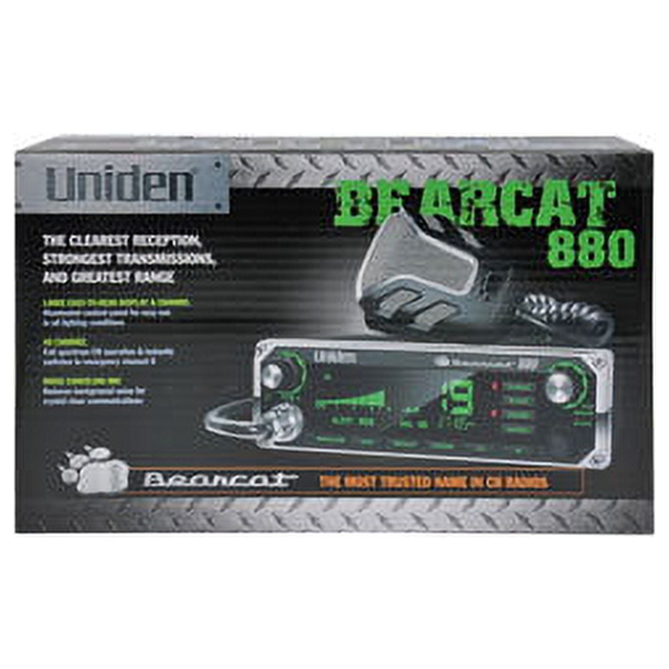 Uniden DISPLAY880 Bearcat 880 Cb Radio with 7Color Digital Display