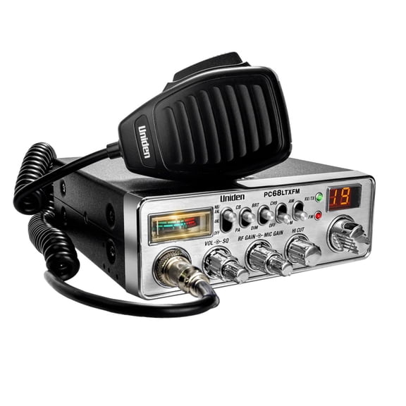 Uniden PC68LTXFM 40-Channel CB Radio with Dual-Mode AM/FM