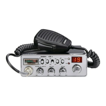 Uniden PC68LTX 40-Channel CB Radio, Chrome, PC68LTX