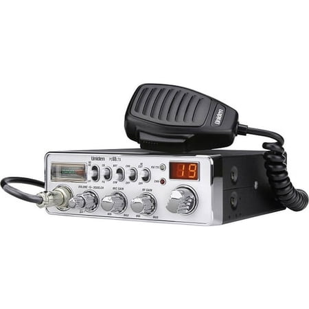 Uniden PC68LTX Trucker CB Radio with RF/Gain/Squelch Control & LED Display