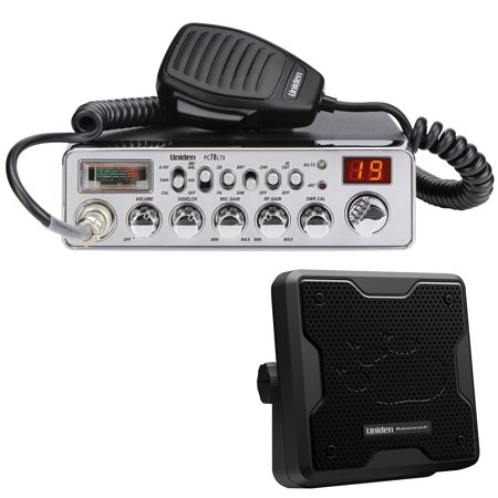 Uniden PC78LTX 40-Channel CB Radio (With SWR Meter) & BC20 Accessory CB/Scanner Speaker