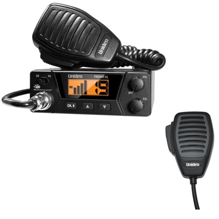 Uniden PRO505XL 40-Channel Bearcat Compact CB Radio & BC645 Accessory CB Microphone