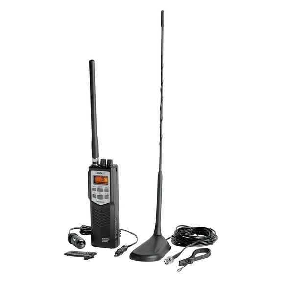 Uniden Pro Series 40-Channel Handheld CB Radio with Magnet-Mount Antenna, Black, PRO501TKPT