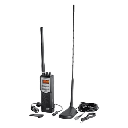 Uniden Pro Series 40-Channel Handheld CB Radio with Magnet-Mount Antenna, Black, PRO501TK