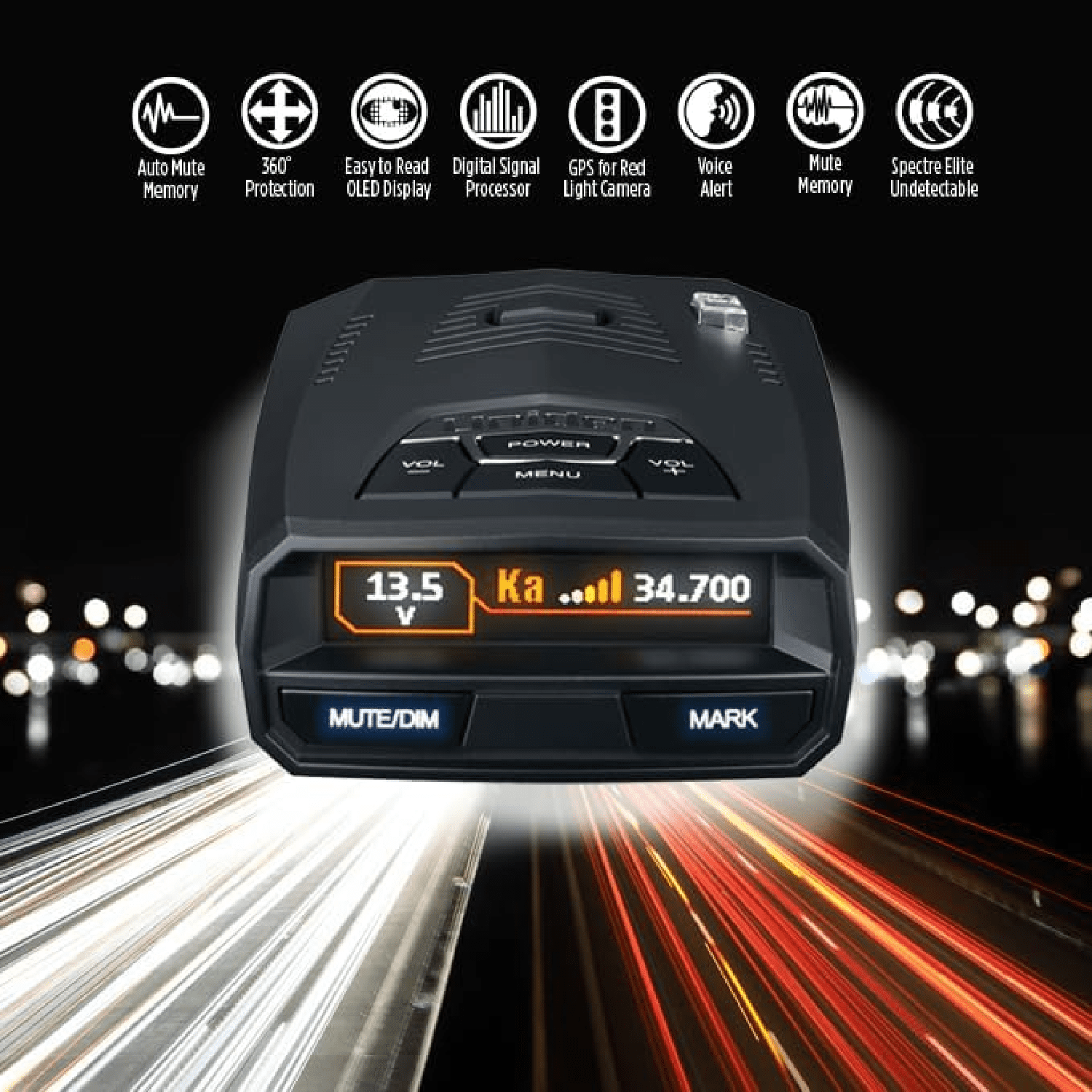 Uniden R4 Extreme LongRange Laser/Radar Detector, Record Shattering