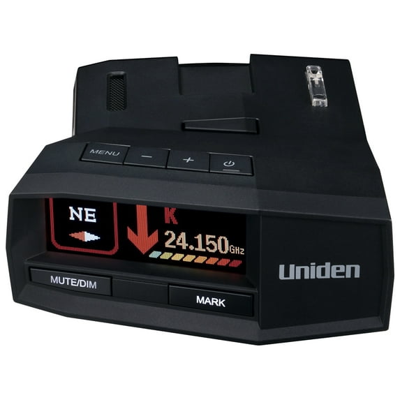 Uniden R8 Extreme Long-Range Laser/Radar Detector 360° Directional Arrows, Bluetooth, GPS