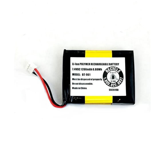 Uniden BBTG0961001 Replacement 1200 mAh Battery for Atlantis275 BT-961