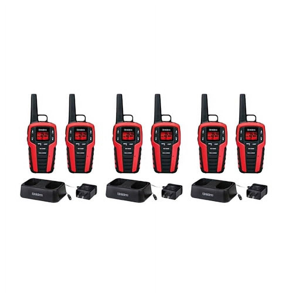 Uniden SX407-2CK (6-Pack) 2-Way SX Radios with 121 Privacy Settings   Backlight Display