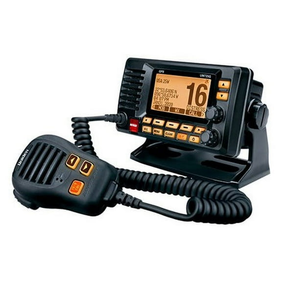 Uniden UM725G Fixed Mount VHF Marine Radio with built-in GPS 156 to 163.275 MHz