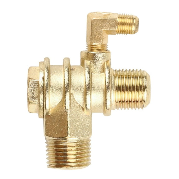 Unidirectional 3-port Air Compressor Connect Pipe Fittings Check Valve Central Pneumatic Valves Thread Replacement Tool