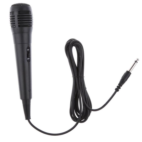 Unidirectional Wired 6.35mm Dynamic Microphone Instrument Mic for Voice Recording