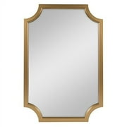 Uniek Kate And Laurel Hogan Framed Scalloped Mirror, 36"H x 24"W x 1"D,. Gold