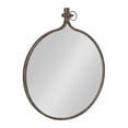 thumbnail image 1 of Uniek Kate And Laurel Yitro Round Mirror, 28-5/16"H x 23-1/2"W x 1-1/8"D, Bronze, 1 of 8