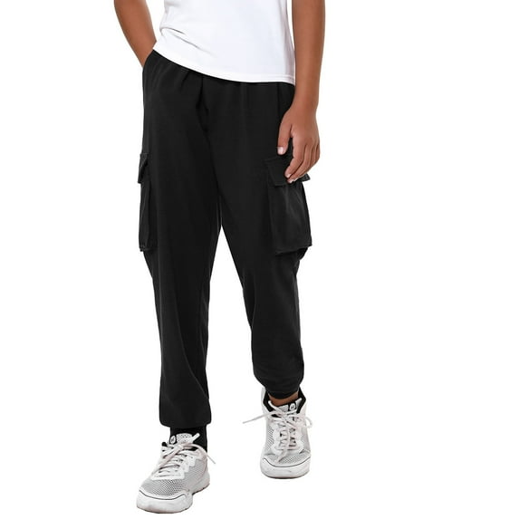 Uniexcosm Boys Sweatpants Pants Sports Cargo Pants for Boy Age 3-12 Years