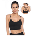 thumbnail image 1 of Women's Yoga Bra Top Strappy Back Push Up Crop Sports Bra Activewear, 1 of 10