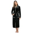 thumbnail image 1 of Uniexcosm Womens Bathrobe Fleece Robe Super Soft Plush Robe Velour Bathrobe, 1 of 5