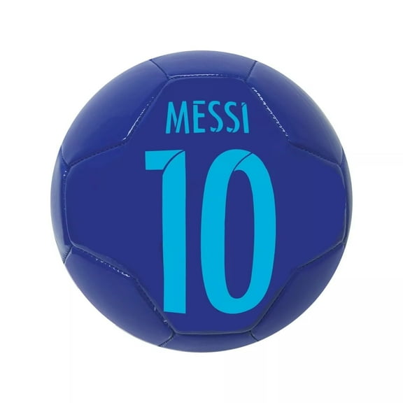Unifan Licensed Size 2 FC Barcelona Lionel Messi Signature Soccer Ball - Blue