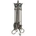 thumbnail image 1 of Uniflame  5 Pc Bronze Fireset With Crook Handles, 1 of 1
