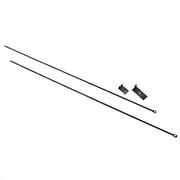 Uniflame Adjustable Fireplace Curtain Rod Kit