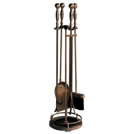 5 Pc Satin Copper Fireset