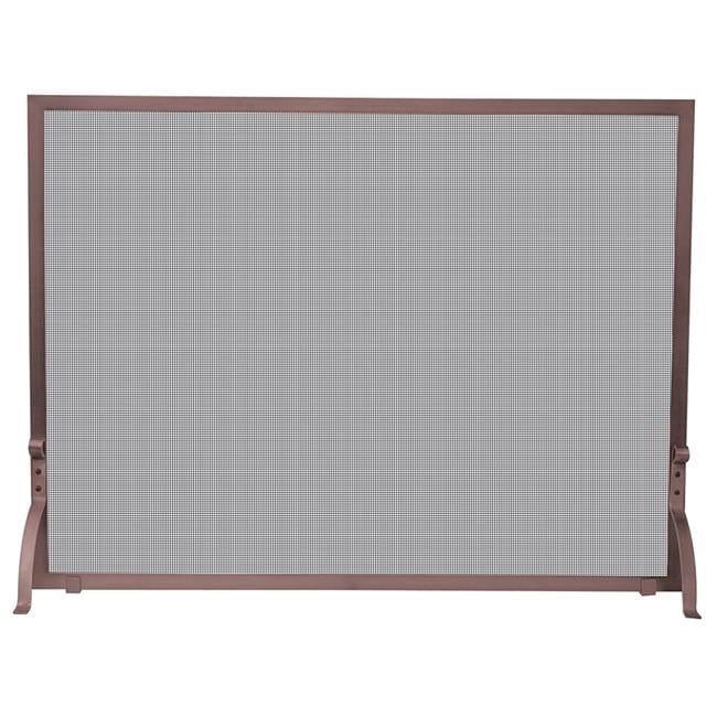Uniflame Single Panel Antique Copper Finish Screen - Walmart.com