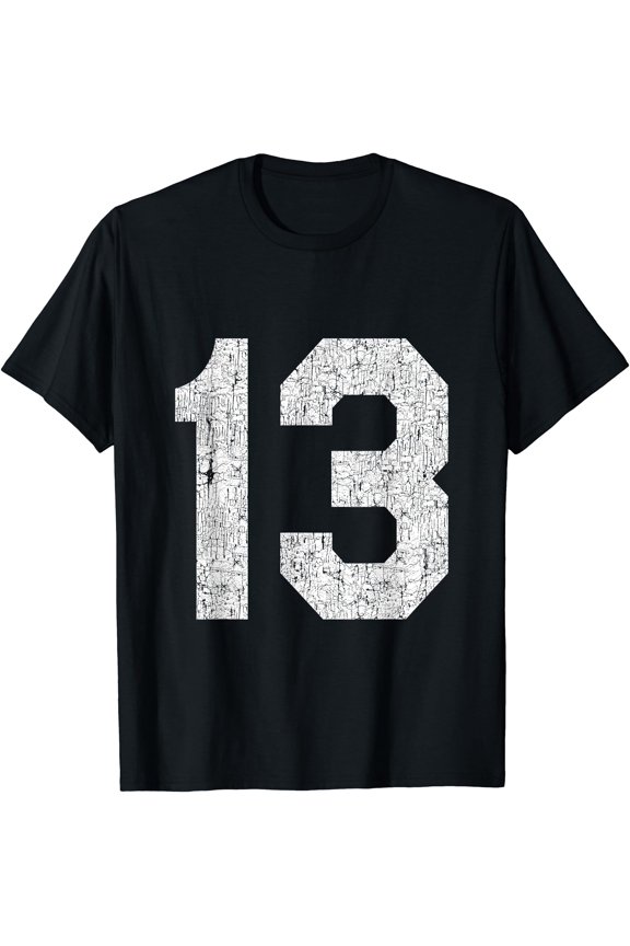 Uniform Number #13 T-Shirt