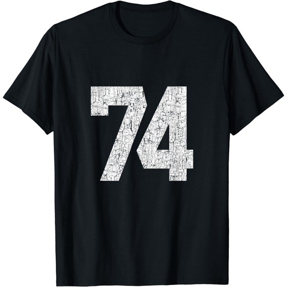 Uniform Number #74 T-Shirt