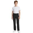 thumbnail image 1 of Uniform Pants for Boys Girls Casual Elastic Waist Twill Chino Pant Dress Pants Stretch Woven Performance Long Trousers Back To School Formal Casual Clothes, 1 of 9