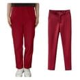 thumbnail image 1 of Uniform Pants for Boys Straight Pants with Pockets Pull On Chino Pants Elastic Waist Pants Red Uniform Pants for Boys Back To School Clothes for Boys Kids Boys Pants 7-8 Years, 1 of 5