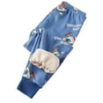 thumbnail image 1 of Toddler Girl Fall Clothes 5T Boys Pants Kids Boys Girls Toddler Pull-On Fleece Sweatpants Toddlers Active Jogger Pants Basic Track Pants for Child Dark Blue 3-4 Years, 1 of 3