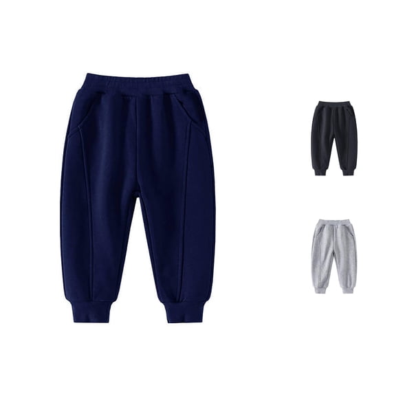 Uniform Pants for Girls Boys Casual Jogger Pants for Everyday Outdoor Sweatpants Boys Pants Boys Girls Casual Jogger Pants for Everyday Outdoor Sweatpants Blue 4-5 Years