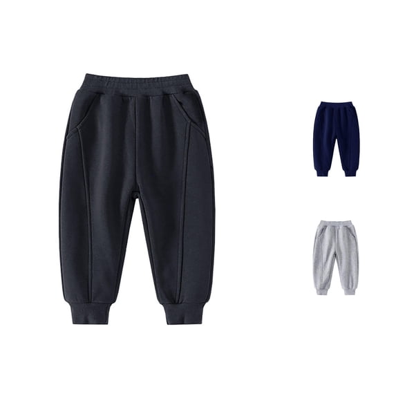 Uniform Pants for Girls Boys Casual Jogger Pants for Everyday Outdoor Sweatpants Boys Pants Boys Girls Casual Jogger Pants for Everyday Outdoor Sweatpants Gray 2-3 Years