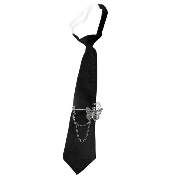 Uniform Pre Tied Tie for Girls Senior School Lady Uniform Pre-tied Tie Elegant Look for Business and Office Use