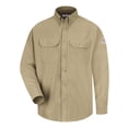 thumbnail image 1 of (Price/Pcs)Bulwark SMU2 Cool Touch 2 Button Front Deluxe Shirt-Khaki-LONG-XXL, 1 of 1