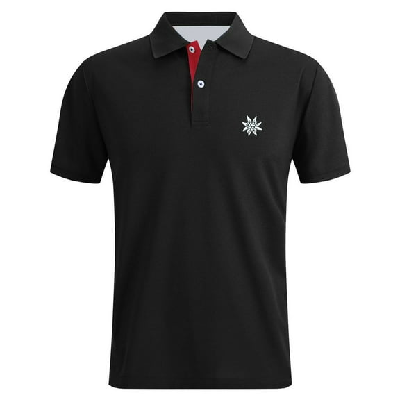 Uniform Shirts Girls Kids Polo Shirts Short Sleeve V Neck Prints Gentleman Tops T Shirt Girls' Tops, Tees & Blouses Black