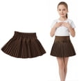 thumbnail image 1 of Uniform Shirts for Girls High Waisted Pleated Skirt with Built-in Shorts Back To School Clothes for Girls School Uniform 10-12 Years, 1 of 9