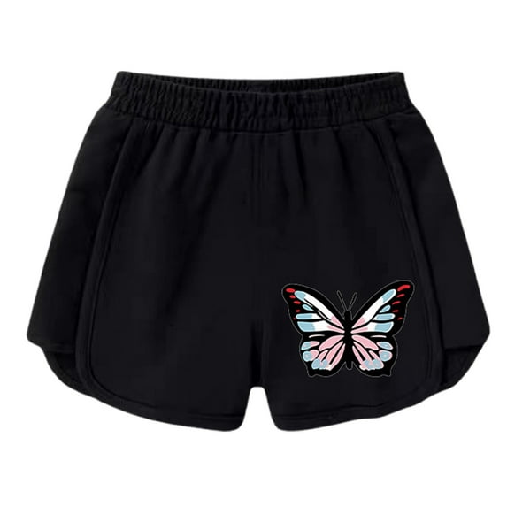 Uniform Shorts Girls Girls School Shorts Casual School Outdoor Shorts Spring Summer Wear Toddler Shorts Black1 5 Years-6 Years
