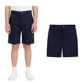 thumbnail image 1 of Uniform Shorts Straight Pants with Pockets Pull On Boys Navy Uniform Shorts Back To School Clothes Teen Boy Shorts, 1 of 4