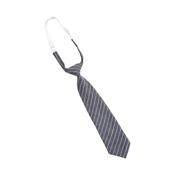 Uniform Striped Ties for Senior High School Girl Uniform Pre-tied Preepy Look Adjustable Neck Ties Photo Props