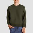 thumbnail image 1 of Uniform Sweater for Girls Kids Knit Sweater Navy Sweater Boys Boys Crewneck Sweater, School Uniform Big Boys' & Little Kids Youth Crew Neck Long Sleeve Pullover, 1 of 4