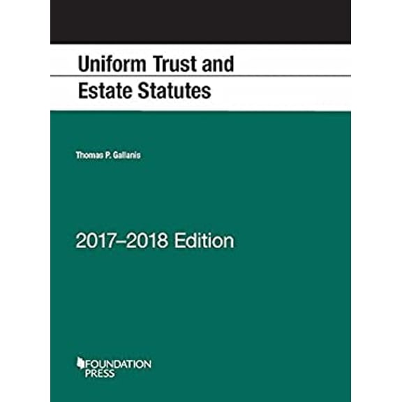 Pre-Owned Uniform Trust and Estate Statutes (Selected Statutes) (Paperback) 1683286391 9781683286394