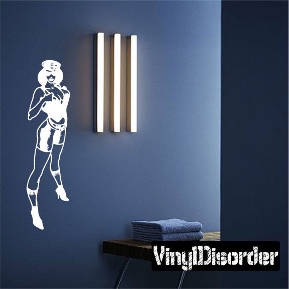 Uniformed Stripper Decal - 36 Inches